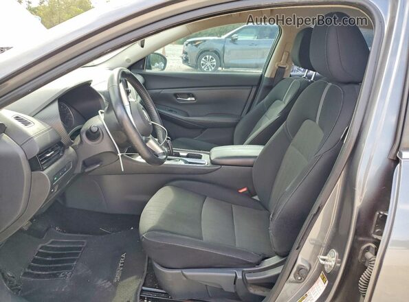 3N1AB8CV2MY226978 2021 NISSAN SENTRA Gray წინა სალონის ხედი