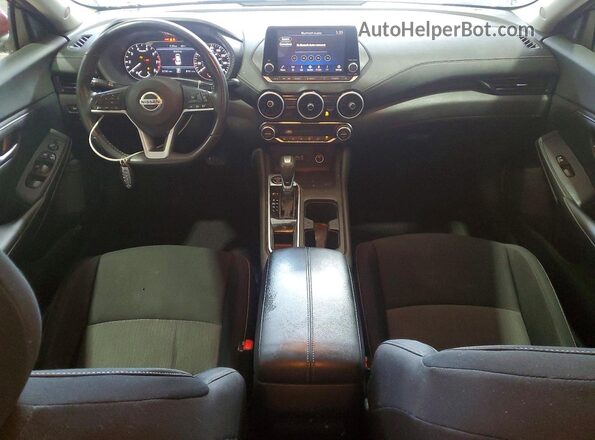 3N1AB8CV2MY246101 2021 NISSAN SENTRA Maroon Vista del salpicadero