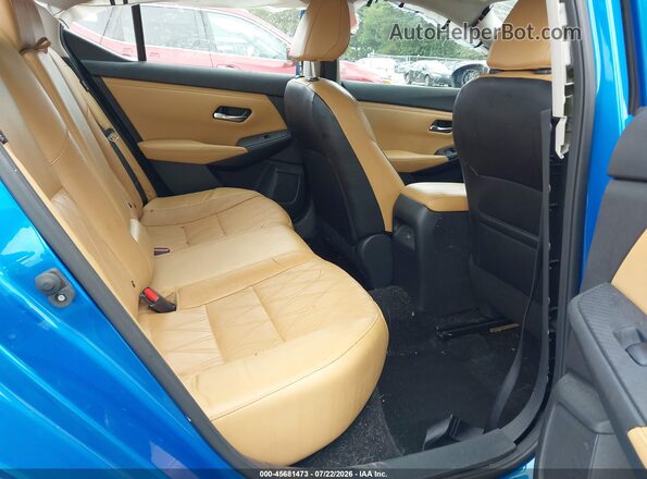 3N1AB8CV2MY262783 2021 NISSAN SENTRA Blue Vista de la etiqueta del VIN
