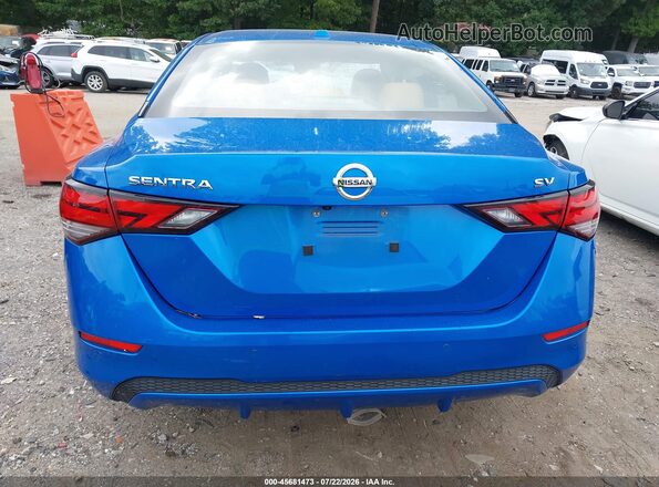 3N1AB8CV2MY262783 2021 NISSAN SENTRA Blue 