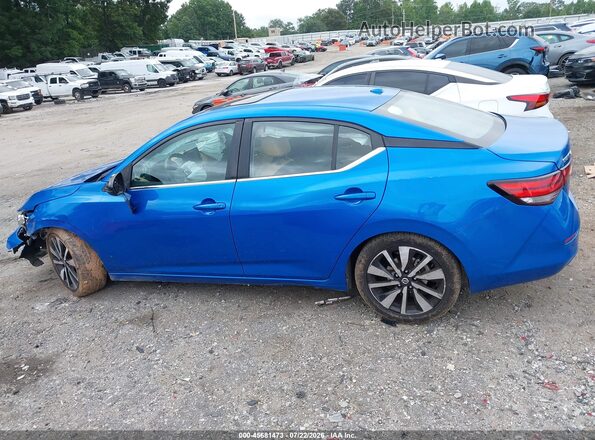 3N1AB8CV2MY262783 2021 NISSAN SENTRA Blue 