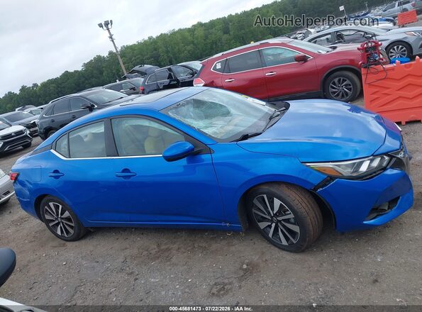 3N1AB8CV2MY262783 2021 NISSAN SENTRA Blue Vista interior de 360 grados