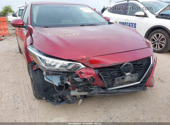 3N1AB8CV2MY290325 2021 NISSAN SENTRA Red Vista frontal