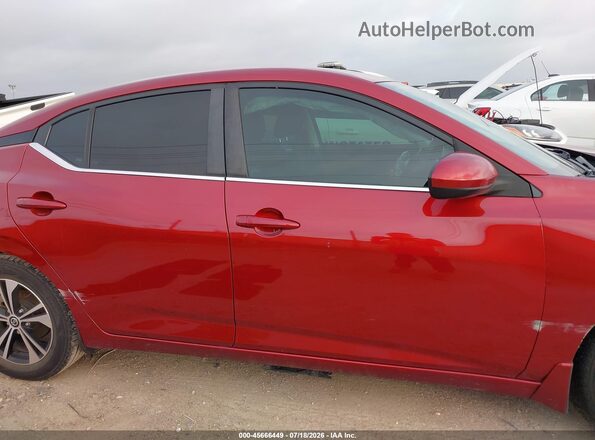 3N1AB8CV2MY290325 2021 NISSAN SENTRA Red Vista interior de 360 grados