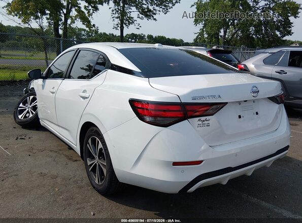 3N1AB8CV2MY298456 2021 NISSAN SENTRA White Հետևի ձախ