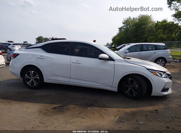 3N1AB8CV2MY298456 2021 NISSAN SENTRA White Սալոնի հետևի տեսք