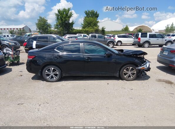 3N1AB8CV2NY218512 2022 NISSAN SENTRA Black Vista del cuadro de instrumentos