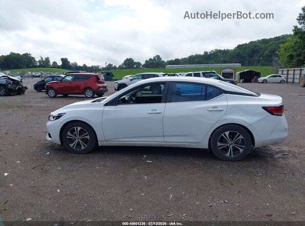 3N1AB8CV2NY225413 2022 NISSAN SENTRA White Սալոնի 360 աստիճան տեսք