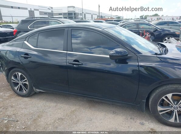 3N1AB8CV2NY239831 2022 NISSAN SENTRA Black Widok wnętrza z tyłu