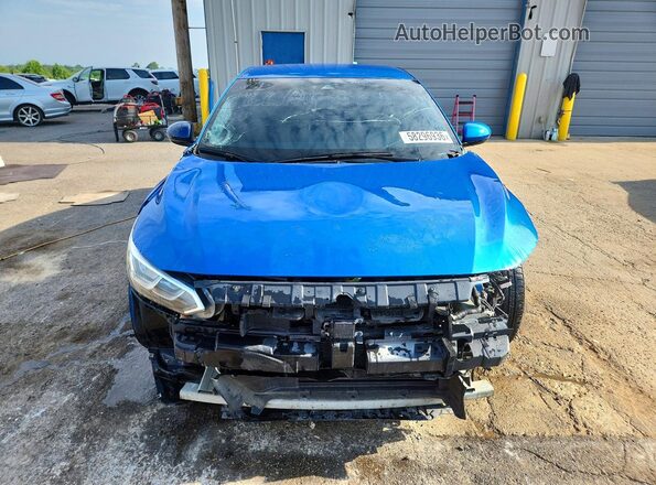 3N1AB8CV2NY276460 2022 NISSAN SENTRA Blue Vista frontal