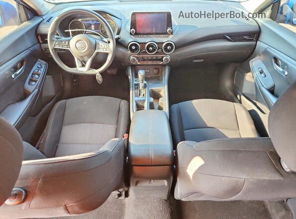 3N1AB8CV2NY276460 2022 NISSAN SENTRA Blue Vista del salpicadero