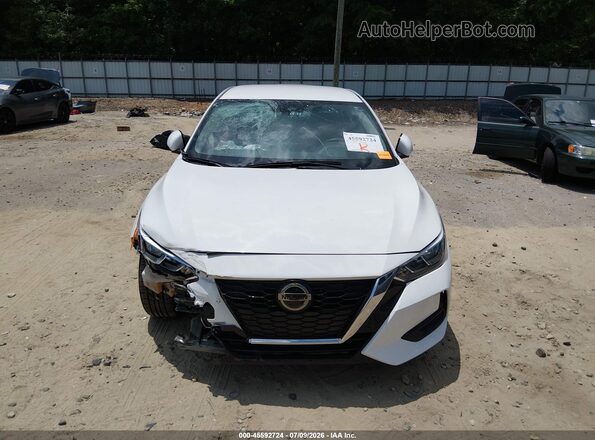 3N1AB8CV2NY317590 2022 NISSAN SENTRA White უკანა სალონის ხედი