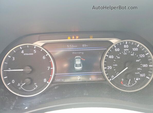 3N1AB8CV2PY225818 2023 NISSAN SENTRA Белый Вид щитка приборов