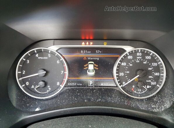 3N1AB8CV2PY251593 2023 NISSAN SENTRA Серый Вид щитка приборов