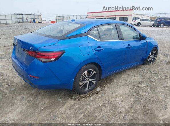 3N1AB8CV2PY264358 2023 NISSAN SENTRA Синий Задняя правая четверть