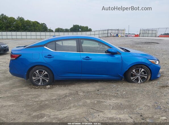 3N1AB8CV2PY264358 2023 NISSAN SENTRA Синий Вид задней части салона
