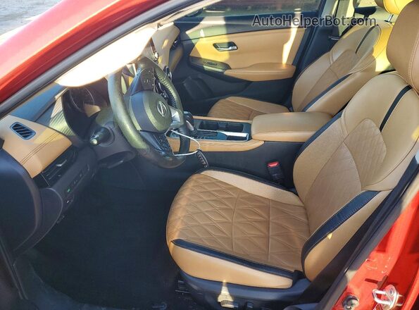 3N1AB8CV2PY304485 2023 NISSAN SENTRA Red Front interior view