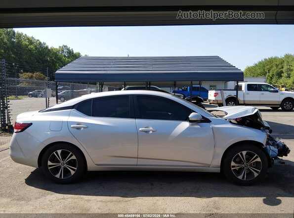 3N1AB8CV2PY317205 2023 NISSAN SENTRA Silver Вид задньої частини салону