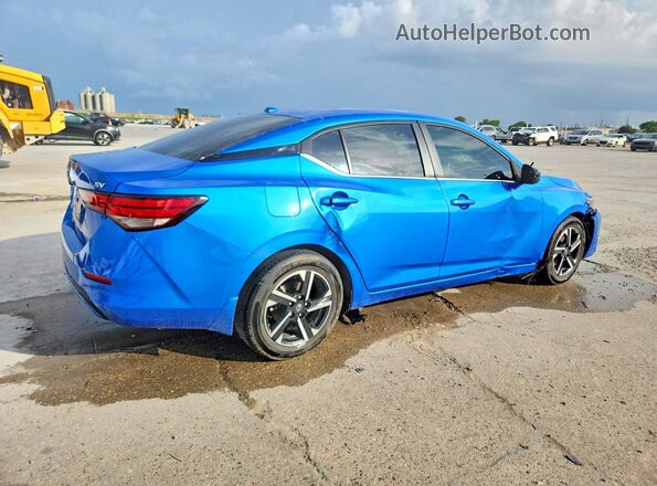 3N1AB8CV2RY204390 2024 NISSAN SENTRA Blue Հետևի աջ