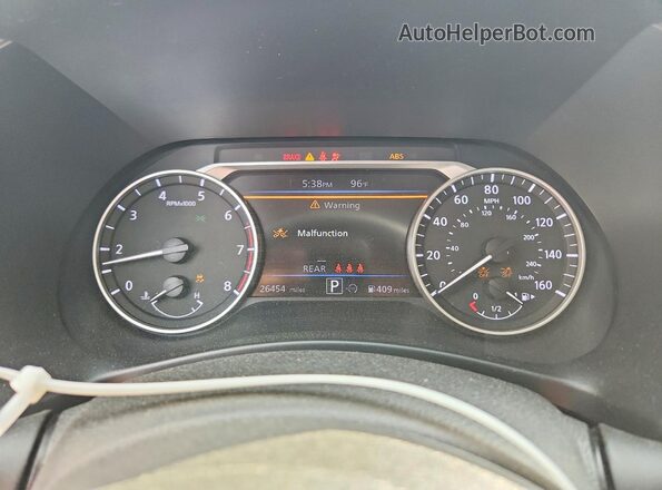 3N1AB8CV2RY204390 2024 NISSAN SENTRA Blue Սարքավորումների վահանակի տեսք