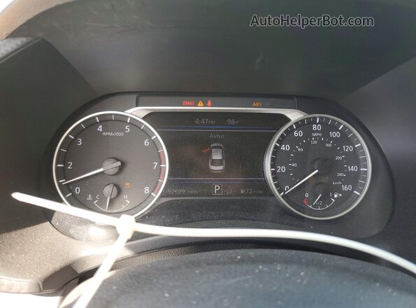 3N1AB8CV2RY223294 2024 NISSAN SENTRA Blue Вид щитка приладів