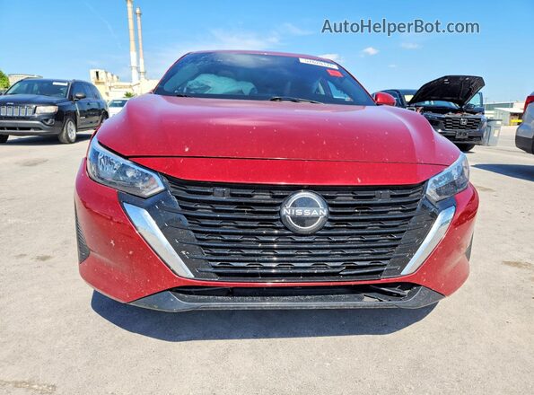 3N1AB8CV2RY231265 2024 NISSAN SENTRA Red Front view