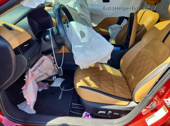 3N1AB8CV2RY231265 2024 NISSAN SENTRA Red Front interior view