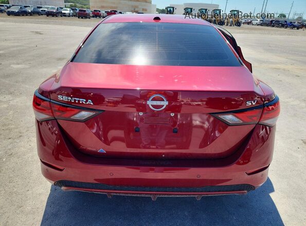 3N1AB8CV2RY231265 2024 NISSAN SENTRA Red Rear view