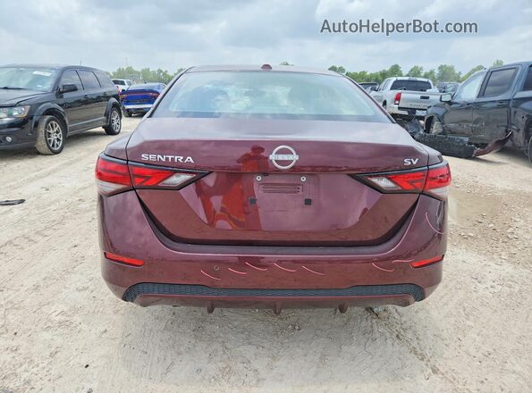 3N1AB8CV2RY291675 2024 NISSAN SENTRA Burgundy Հետևի տեսք