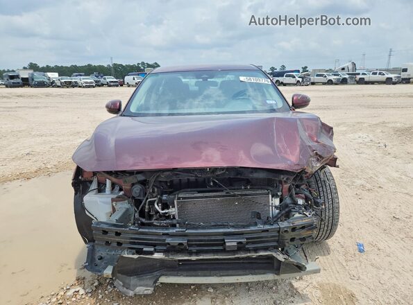 3N1AB8CV2RY291675 2024 NISSAN SENTRA Burgundy Դիմացի տեսք