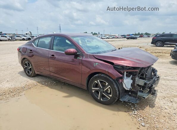 3N1AB8CV2RY291675 2024 NISSAN SENTRA Burgundy Առջևի աջ