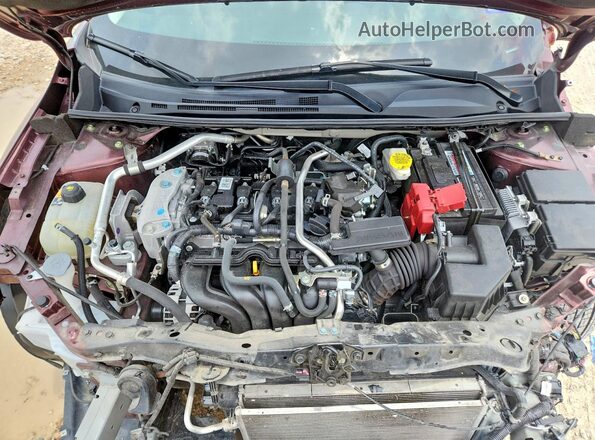 3N1AB8CV2RY291675 2024 NISSAN SENTRA Burgundy Սալոնի հետևի տեսք