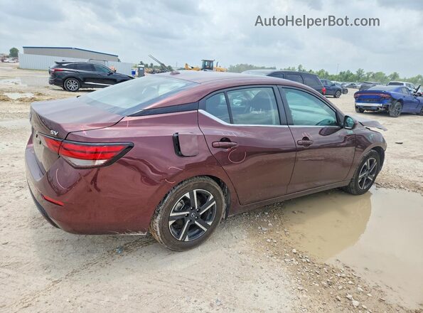 3N1AB8CV2RY291675 2024 NISSAN SENTRA Burgundy Հետևի աջ
