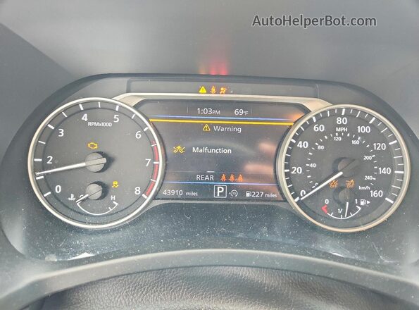 3N1AB8CV2RY295211 2024 NISSAN SENTRA Gray ხელსაწყოთა პანელის ხედი