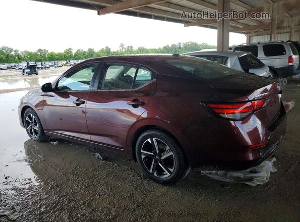 3N1AB8CV2RY300228 2024 NISSAN SENTRA Maroon Rear left