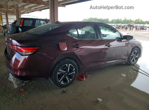 3N1AB8CV2RY300228 2024 NISSAN SENTRA Maroon Rear right