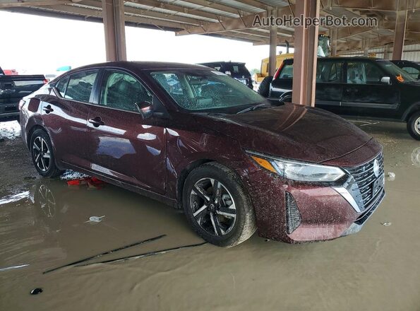 3N1AB8CV2RY300228 2024 NISSAN SENTRA Maroon Front right