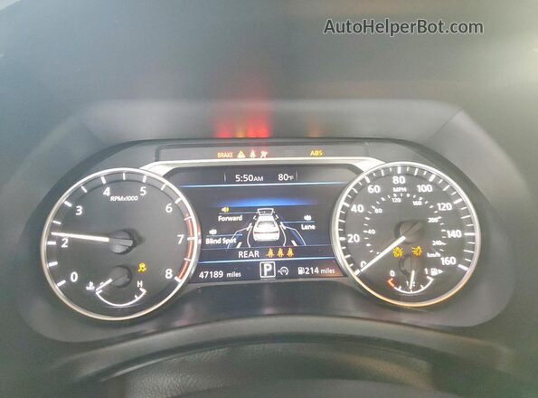 3N1AB8CV2RY300228 2024 NISSAN SENTRA Maroon Instrument cluster view