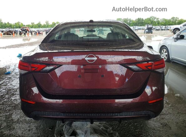 3N1AB8CV2RY300228 2024 NISSAN SENTRA Maroon Rear view