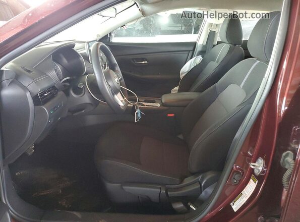 3N1AB8CV2RY300228 2024 NISSAN SENTRA Maroon Front interior view
