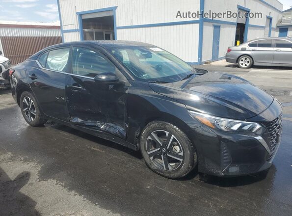 3N1AB8CV2RY300357 2024 NISSAN SENTRA Black Widok naklejki z numerem VIN