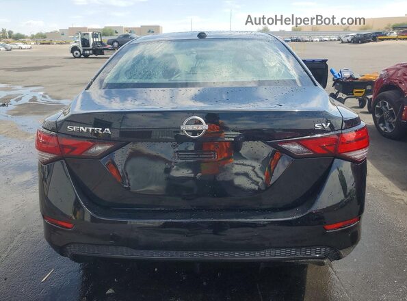 3N1AB8CV2RY300357 2024 NISSAN SENTRA Black Widok z tyłu