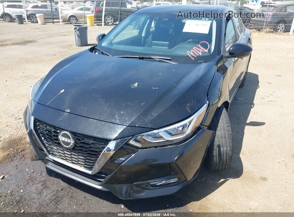 3N1AB8CV2RY337358 2024 NISSAN SENTRA Black წინა მარცხენა ხედი სამი მეოთხედიდან