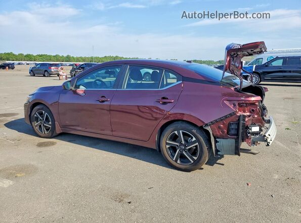 3N1AB8CV2RY358419 2024 NISSAN SENTRA Maroon Tył lewy