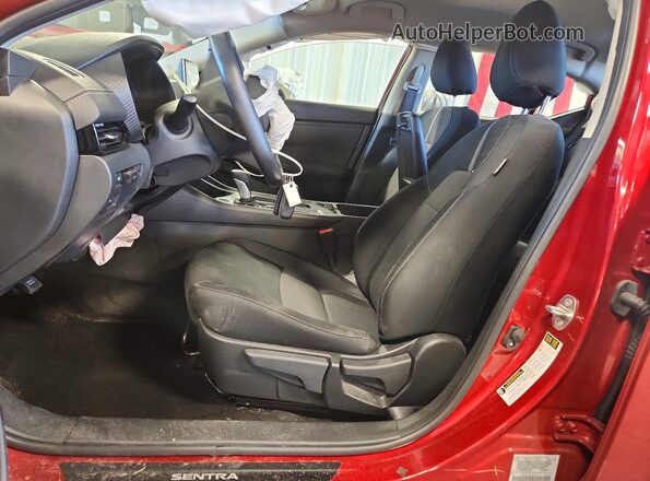3N1AB8CV2SY213046 2025 NISSAN SENTRA Красный Вид салона спереди
