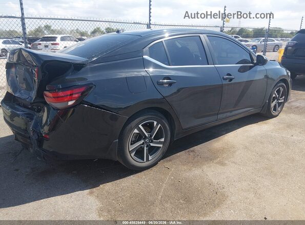 3N1AB8CV2SY217971 2025 NISSAN SENTRA Black უკანა მარჯვენა
