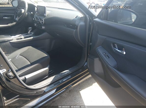 3N1AB8CV2SY217971 2025 NISSAN SENTRA Black წინა სალონის ხედი