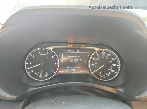 3N1AB8CV2SY233992 2025 NISSAN SENTRA Black Вид щитка приладів