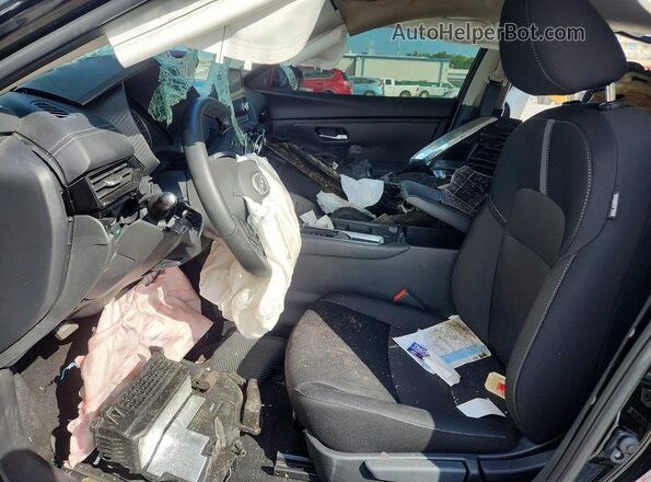 3N1AB8CV2SY238058 2025 NISSAN SENTRA Black Widok wnętrza z przodu