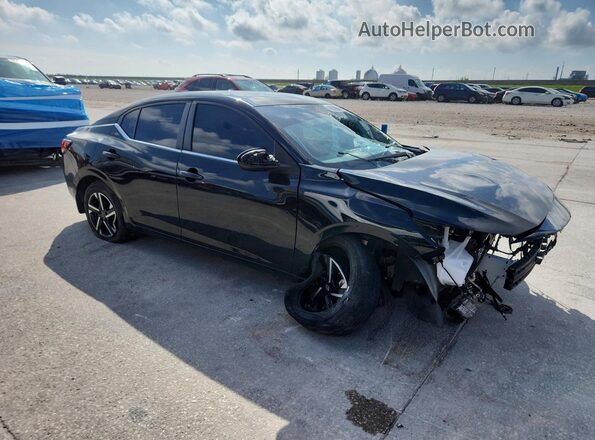 3N1AB8CV2SY238058 2025 NISSAN SENTRA Black Przód prawy